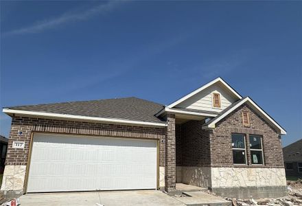 New construction Single-Family house 117 Swinging H Ln, Georgetown, TX 78633 Lancaster Homeplan- photo 0