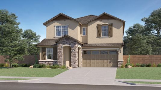 New construction Single-Family house 8310 E Paloma Ave, Mesa, AZ 85212 Cottonwood Plan 3524- photo 0