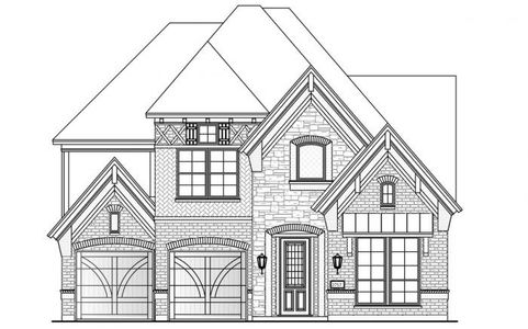 New construction Single-Family house Sterling II, 14104 Notting Hill Drive, Little Elm, TX 75068 - photo