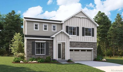 New construction Single-Family house 4230 Satinwood Drive, Johnstown, CO 80534 Tourmaline- photo 0 0