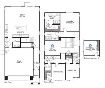 New construction Single-Family house 26427 N 24Th Drive, Phoenix, AZ 85085 Aster Plan 2- photo