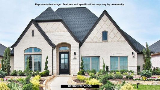 New construction Single-Family house 201 Brewer Street, Kyle, TX 78640 Design 2737W- photo