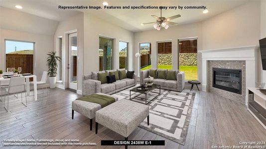 New construction Single-Family house 12534 Ropesville, San Antonio, TX 78253 Design 2438W- photo 1 1