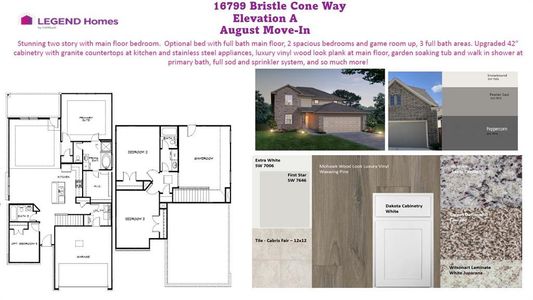 New construction Single-Family house 16799 Bristle Cone Way, Conroe, TX 77302 Salerno- photo 29 29