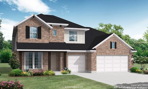 New construction Single-Family house 29803 Capstone Walk, Fair Oaks Ranch, TX 78015 Logan II (3377-CM-50)- photo 0