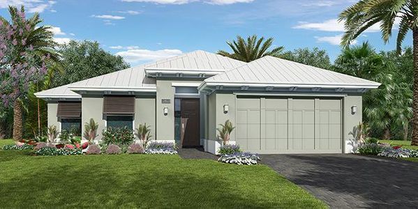 New construction Single-Family house 6420 Seclusion Terrace, Vero Beach, FL 32967 Aurora- photo 0