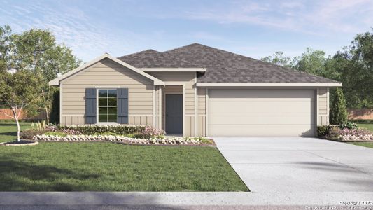 New construction Single-Family house 1026 Argonne Forest, Seguin, TX 78155 The Lakeway- photo 1 1