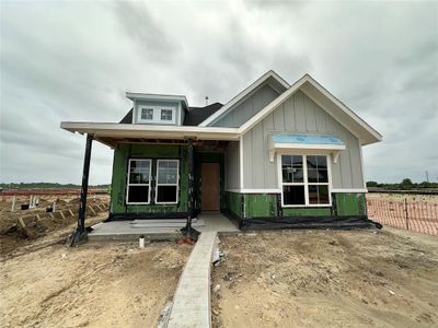 New construction Single-Family house 11814 North Pavillion Drive, Mont Belvieu, TX 77523 Fairway 42'- photo 1 1