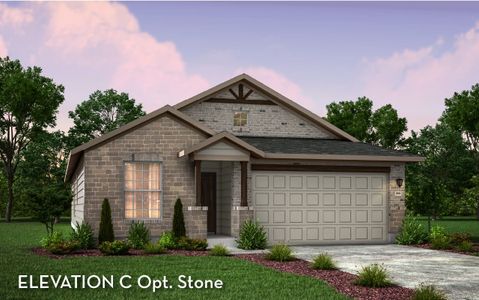 New construction Single-Family house Montauk, 14303 Pecan Maple Drive, Crosby, TX 77532 - photo