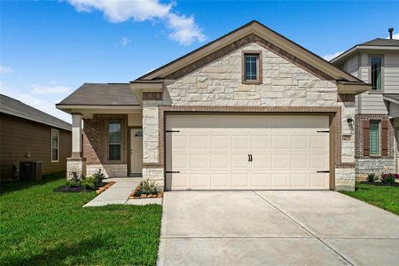 New construction Single-Family house 18391 Christine Elizabeth Lane, New Caney, TX 77357 Guadalupe- photo 0