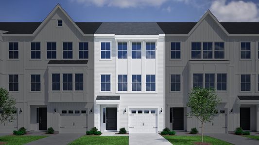 New construction Townhouse house 552 Georgia'S Landing Parkway, Raleigh, NC 27603 - photo 0