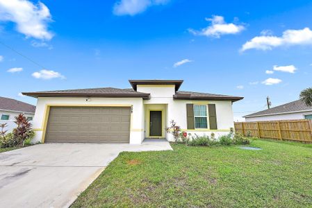 New construction Single-Family house 729 Sw Haas Avenue, Port Saint Lucie, FL 34953 - photo 0