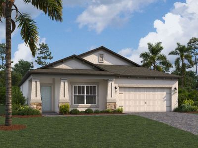 New construction Single-Family house 9492 Crescent Ray Drive, Wesley Chapel, FL 33545 Picasso- photo 0