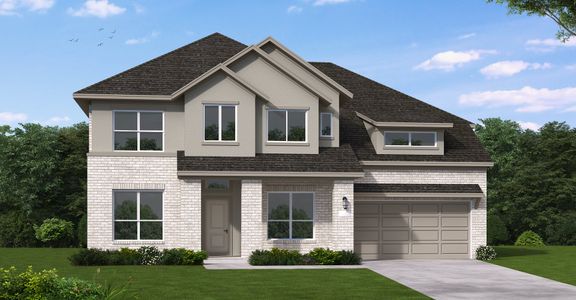 New construction Single-Family house Winters (3446-CM-50), 516 Exploration Circle, Liberty Hill, TX 78642 - photo