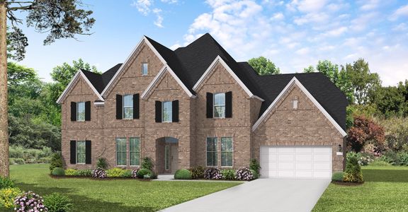 New construction Single-Family house Canyon (4349-HL-70), 12718 Jade Valley Trail, Cypress, TX 77433 - photo