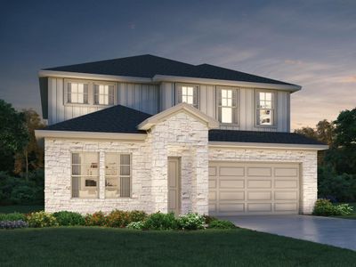 New construction Single-Family house 174 El Capitan Loop, Dripping Springs, TX 78620 The Reynolds (890)- photo 0