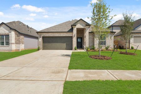 New construction Single-Family house 3069 Waxwing Drive, Brookshire, TX 77423 The Highlands- photo 0