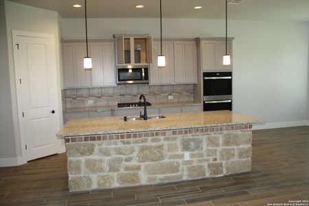 New construction Single-Family house 3591 King Terrace, Bulverde, TX 78163 Fuschia A w/Balcony- photo 31 31