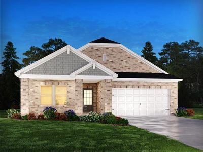 New construction Single-Family house 7748 Plymouth Drive, Fairburn, GA 30213 Gibson- photo 0