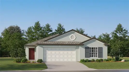 New construction Single-Family house 13060 Calcite Blue Avenue, Wimauma, FL 33598 Harrisburg II- photo 0