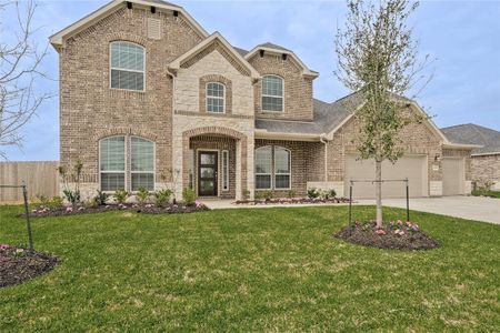 New construction Single-Family house 11603 Champions Forest Drive, Mont Belvieu, TX 77535 Horton- photo 0