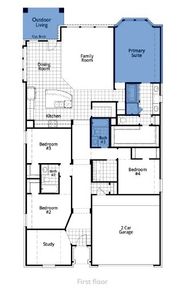 New construction Single-Family house 12412 Lanthimos, San Antonio, TX 78254 Davenport Plan- photo