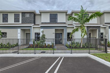 New construction Townhouse house 428 Ne 1St Drive, Florida City, FL 33034 Boardwalk- photo 0