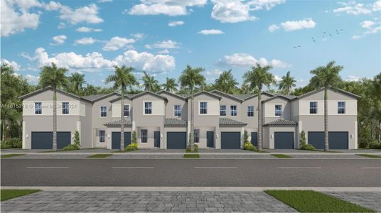 New construction Townhouse house 125 Sw 184 Pl, Pembroke Pines, FL 33029 - photo 0