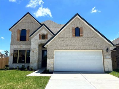 New construction Single-Family house 31603 Madrone Berry Court, Spring, TX 77386 Tyler Homeplan- photo 1 1