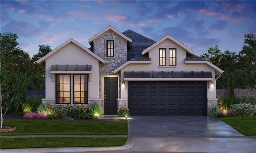 New construction Single-Family house 7534 Coral Lake Dr, Cypress, TX 77433 Amalfi- photo 0