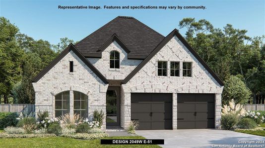 New construction Single-Family house 12432 Redwater, San Antonio, TX 78253 Design 2049W- photo 0