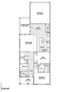 New construction Single-Family house 4908 Mitre Mews, Celina, TX 75078 Plan 1407- photo 1