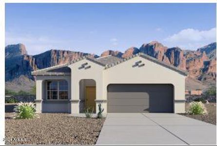 New construction Single-Family house 41054 W Sunland Drive, Maricopa, AZ 85138 Gull- photo 0 0
