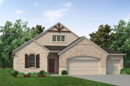 New construction Single-Family house 1417 Cedar Trail, Azle, TX 76020 San Gabriel II- photo 1 1