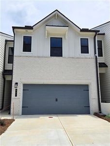 New construction Townhouse house 1109 Holland Rose Drive, Lawrenceville, GA 30043 Sawnee- photo 0