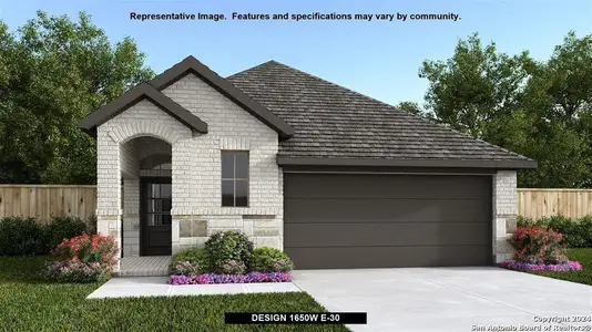 New construction Single-Family house 145 Endurance Drive, Kyle, TX 78640 Design 1650W- photo 0 0