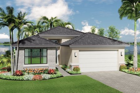 New construction Single-Family house Bimini, 12320 Southwest Calm Pointe Court, Port Saint Lucie, FL 34987 - photo