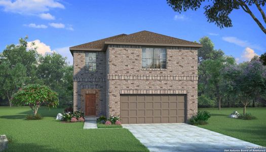 New construction Single-Family house 14320 Iron Knight, San Antonio, TX 78253 Rayburn II- photo 4 4