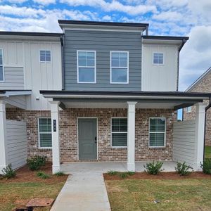 New construction Townhouse house 349 South Point Boulevard, Mcdonough, GA 30253 Easton - photo 0