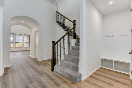 Foyer leading to the stairs