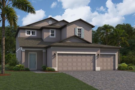 New construction Single-Family house 2617 Sunny Pebble Loop, Zephyrhills, FL 33540 Miralles- photo 0