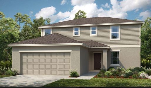 New construction Single-Family house 2015 Rosewood Circle, Lakeland, FL 33810 Redbud- photo 0 0