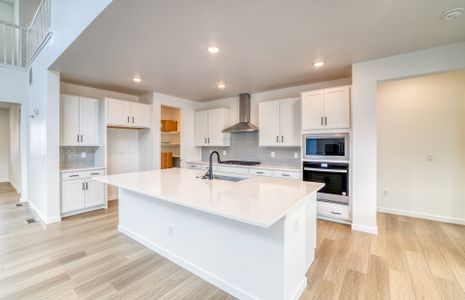 Stunning gourmet Kitchen with quartz countertops