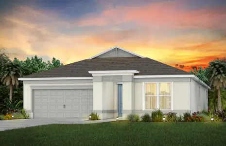 New construction Single-Family house 13987 Sw Gingerline Drive, Port Saint Lucie, FL 34987 Palmary- photo 0