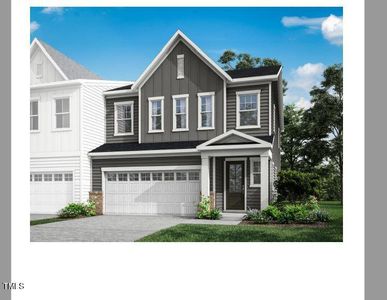 New construction Townhouse house 7937 Berry Crest Avenue, Raleigh, NC 27617 Grayson- photo 0