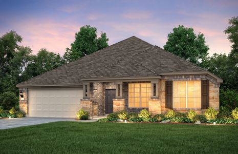 New construction Single-Family house Dunlay, 118 Morningdale Dr, Liberty Hill, TX 78642 - photo