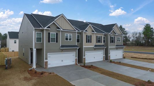 New construction Townhouse house 1556 Gray Branch Drive, Lawrenceville, GA 30045 Stratford- photo 0