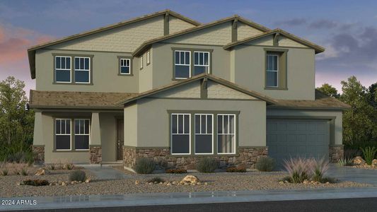 New construction Single-Family house 22820 S 204Th Place, Queen Creek, AZ 85142 Acadia- photo 0