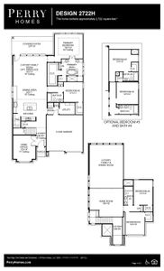 New construction Single-Family house Design 2722H, 309 Langhorne Bend, Liberty Hill, TX 78642 - photo