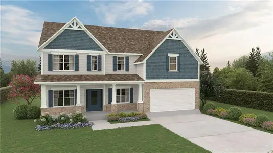 New construction Single-Family house 1451 Stephens View Drive, Loganville, GA 30052 Dover- photo 0